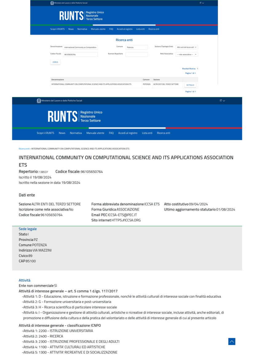 Query To RUNTS Registry